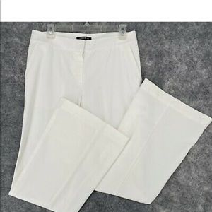 Lafayette 148 Beautiful white trousers.  Wide leg. Gorgeous fabric !